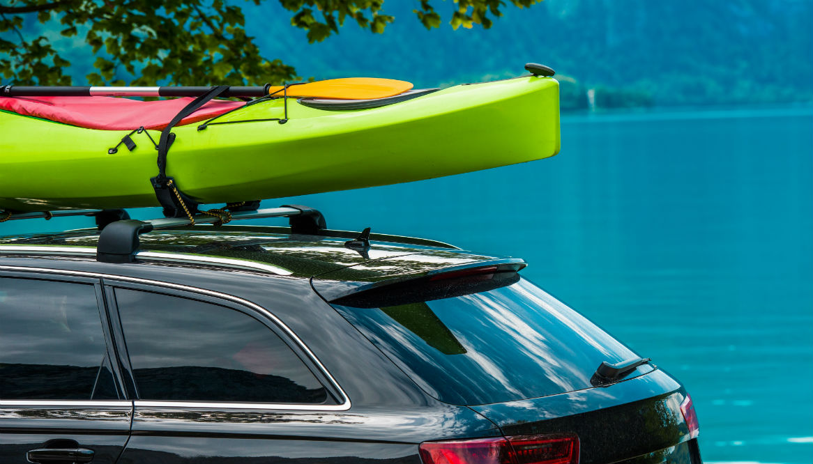 how to transport a kayak on top of a car